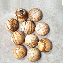 12MM ROUND CABOCHON PICTURE JASPER(10PCS/BAG)